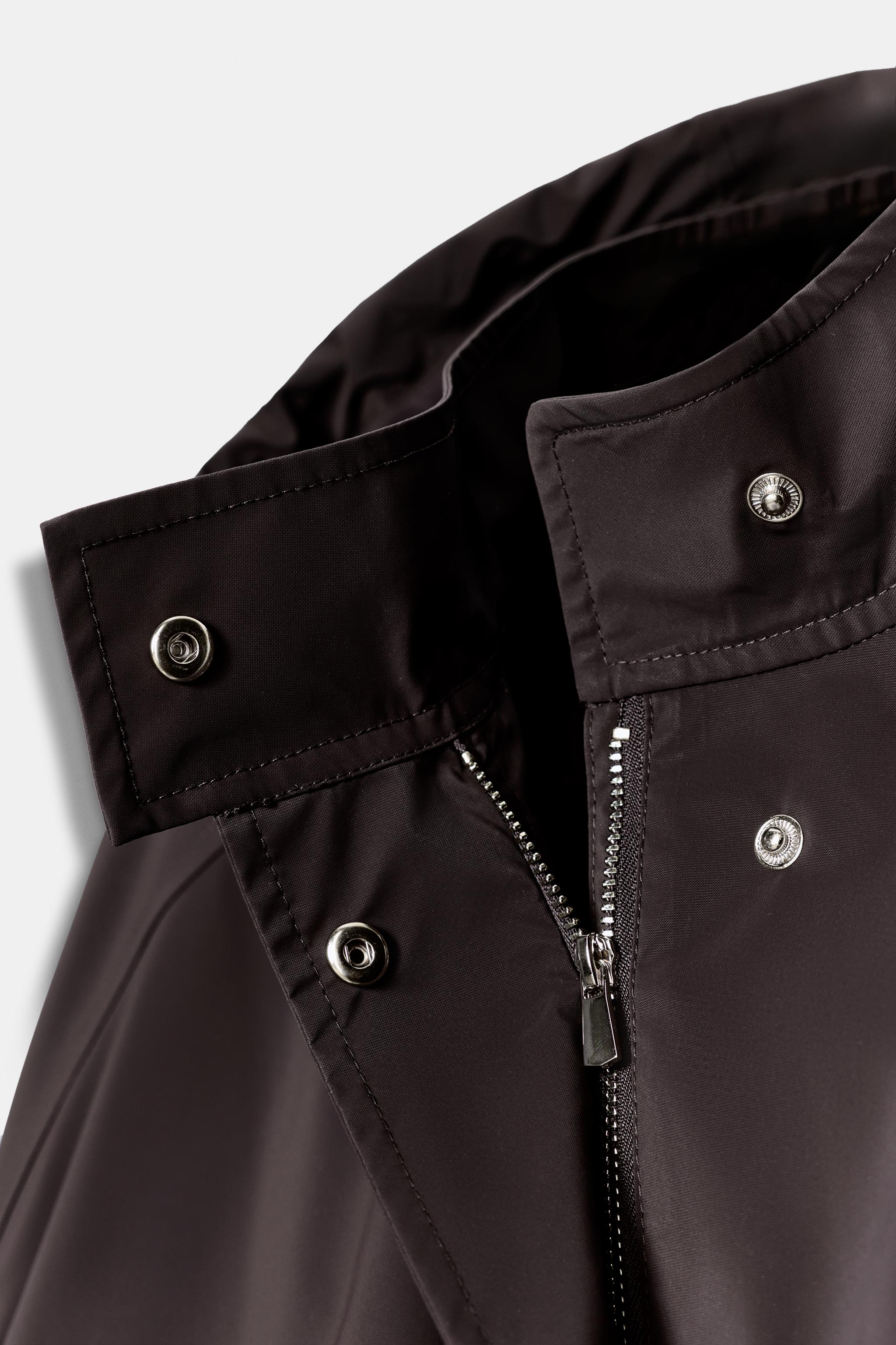 RUBBERIZED HOODIE JACKET